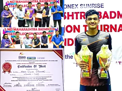 State Level Badminton Player From Virar, Selected In Maharashtra Badminton Tea